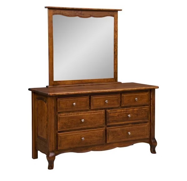 West Estates Seven-Drawer Dresser with Mirror Option